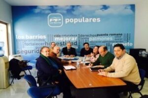 Jorge Ramos prepara la campaña del PP en en campo de Gibraltar