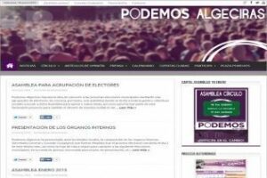 Podemos Algeciras presenta su nueva página web