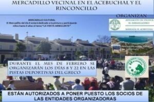 Nuevas fechas para el mercadillo de El Rinconcillo