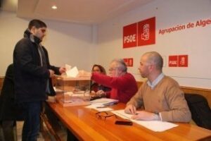 Los militantes algecireños del Psoe han votado su preferencia a parlamentarios andaluces
