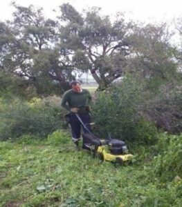 Vecinos de El Acebuchal adecentan su barriada "ante la dejadez municipal"