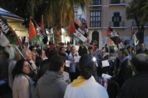 Concentración por la decisión de negar asilo político a Hassana Alalia