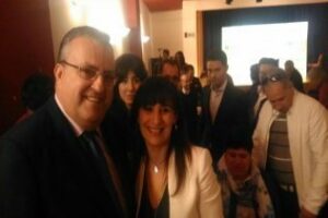 Gavino acude a la toma de posesión de la nueva directora de la ONCE en Algeciras, Concepción de la Fuente