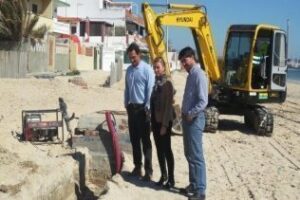 Pajares supervisa obras de mantenimiento que realiza Emalgesa en un bombeo del Rinconcillo