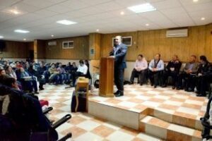 Landaluce apoya la labor que realiza la Iglesia Evangélica Filadelfia