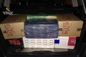 La Guardia Civil interviene 6.750 cajetillas de tabaco