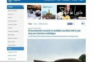 Fran Fernández: Apoyar la ornitología es algo más que sacarse una foto con un experto o dejar folletos en Fitur"