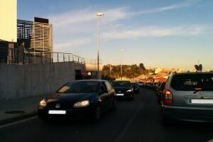 Denuncian las desastrosa gestión en el accesos al Puerta Europa y Tarifa