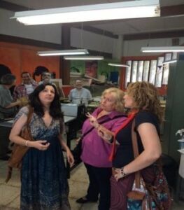 Libertad e Izquierdo constatan en la Escuela de Arte "su abandono" por la Junta