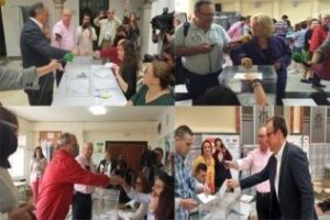 A las 18.00 h el 34,54% ha votado, un 3,87 % menos que en 2011