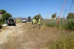 Comienzan los trabajos de acondicionamiento de la finca municipal cedida a los scout y a Estima