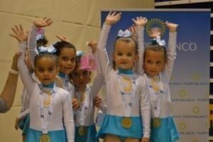 Más de un centenar de gimnastas se dan cita en el IV Torneo de Gimnasia Rítmica de Puertoblanco