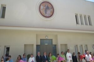 Inaugurado el mosaico de la Casa Trinitaria realizado por internos de la prisión de Botafuegos