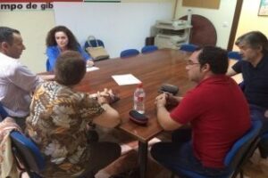 IU mantiene un encuentro con los representantes de CCOO en el Ayuntamiento de Algeciras