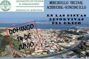 Este domingo mercadillo vecinal en el Acebuchal