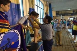 Entrega de medallas de la Copa Diputación de Natación