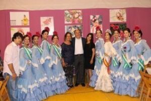 La caseta municipal alberga la exposición fotográfica ferial de la algecireña Tati Cuervo