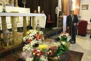 Ofrenda floral a la Virgen del Carmen con motivo de la Feria Real