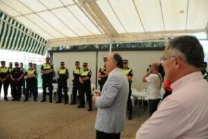 Reconocimiento la labor de los agentesque velan por la seguridad de la Feria