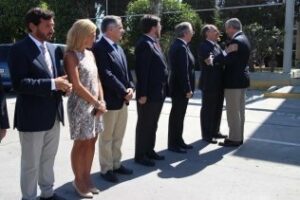 Landaluce acompaña al director general de la Guardia Civil en su visita al servicio marítimo de Algeciras