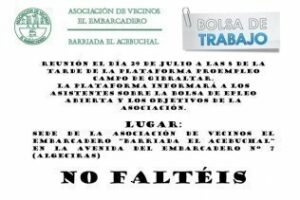 Plataforma ProEmpleo Campo de Gibraltar cita a interesados en "El Embarcadero"