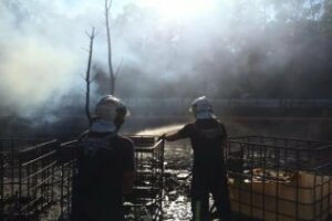 Extinguido un incendio en en la terminal de mercancías peligrosas de Adif
