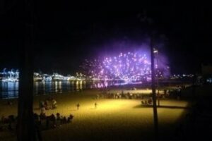 Miles de personas participan en la 40ª edición de la Romería Marítima Virgen de La Palma