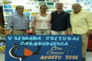 Cid asiste al comienzo de la V Semana Cultural Carnavalesca de la Peña Cine Cómico