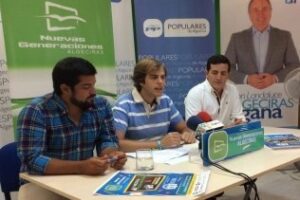 NNGG Algeciras presenta entre otros actos, su recogida de material escolar