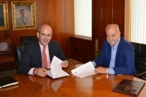 Zona Franca y Confederación de Empresarios acuerdan colaborar en los proyectos del Consorcio en el Campo de Gibraltar