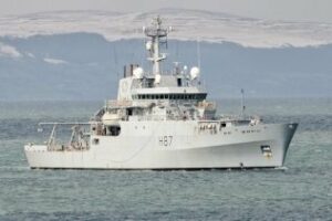 El buque oceanográfico HMS Echo medirá la profundidad de las aguas del puerto de Gibraltar