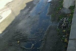Eva Pajares niega que haya fugas de agua potable en la calle Antonio Machado