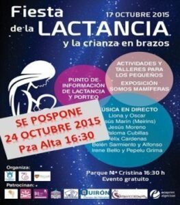 La I Fiesta de la lactancia y la crianza en brazos, este sábado en Algeciras