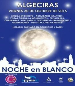 La Noche en Blanco llenará el próximo viernes el centro de Algeciras de actividades