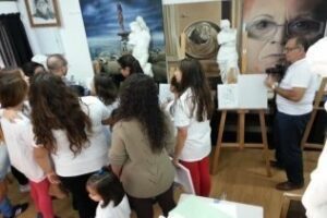 Barrio Vivo organiza una "Master Class" de pintura