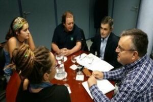 Reunión entre Gavino, Acuña y Verdemar por la contaminación acústica de la industria en la comarca