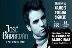 Concierto 14 noviembre José Barberán