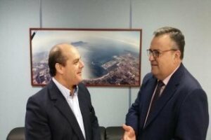 Primer encuentro oficial entre el Subdelegado de la Junta y el nuevo presidente del Consorcio de Bomberos de Cádiz