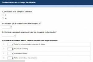 Encuesta de La Universidad Rey Juan Carlos de Madrid sobre el cancer y la contaminación en el Campo de Gibraltar: PARTICIPA