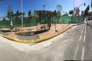 Abre al público la nueva parada de autobús de la Avenida Virgen del Carmen