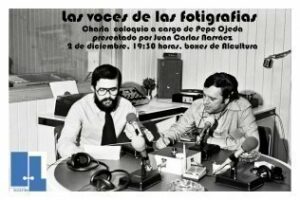 Hoy miércoles "Las voces de las fotigrafías" Charla coloquio en Alcultura