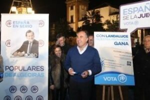 Landaluce abre la campaña invitando a los algecireños a conocer de cerca el lunes a Mariano Rajoy