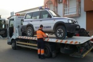 Usb denuncia el estado de los vehículos policiales