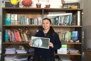 Una alumna de Salesianos enviará su dibujo al espacio