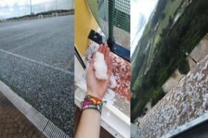 La imagen CNE: Hoy graniza desde El Rinconcillo a Los Barrios