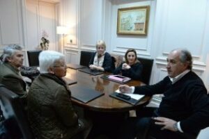 Landaluce recibe a la Asociación Alfredo Zanalegui" del Rinconcillo