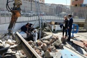 Pajares visita las obras que ejecuta Emalgesa en el bombeo del Río de la Miel