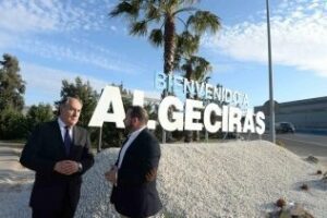 Instalado el cartel de bienvenida a Algeciras