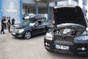 Recuperados cinco vehículos de alta gama robados