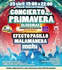 Mañana se ponen a la venta las entradas del Concierto de la Primavera con Efecto Pasillo, Malamanera y Mchi DJ